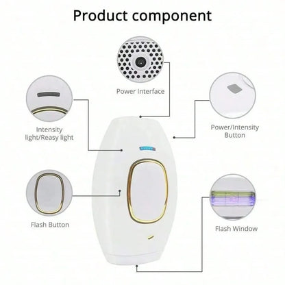 Home Laser Hair Removal Device with IPL Technology